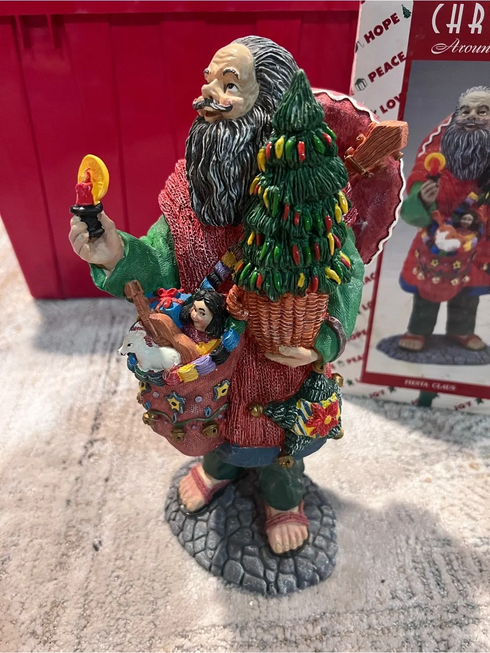 Vintage 1997 Fiesta Claus by House of Lloyd 11” figure z99